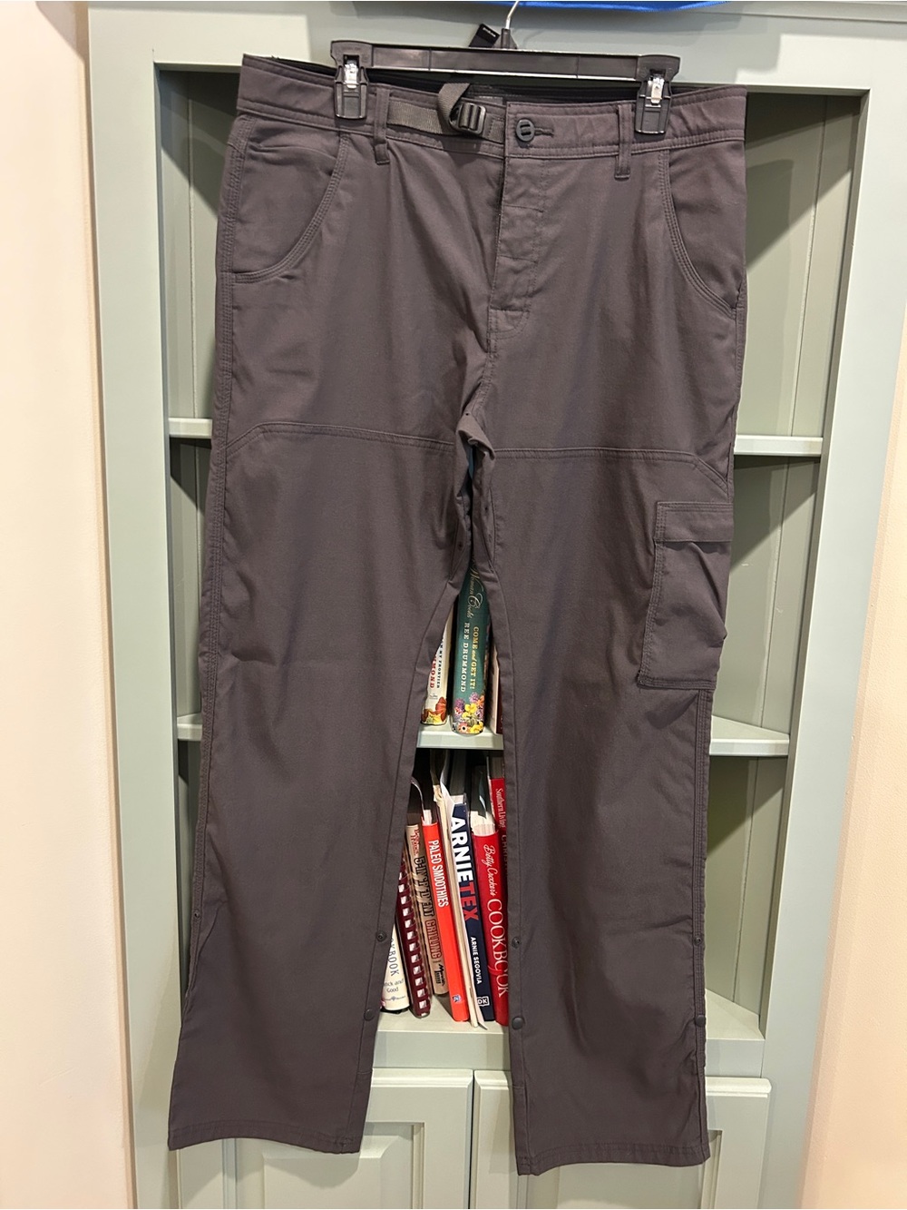 Prana Men's Dark Gray Cargo Pants